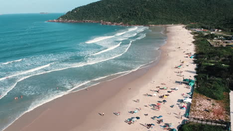 lateral view capturing the stunning beauty of praia brava, showcasing its coastal charm and scenic allure