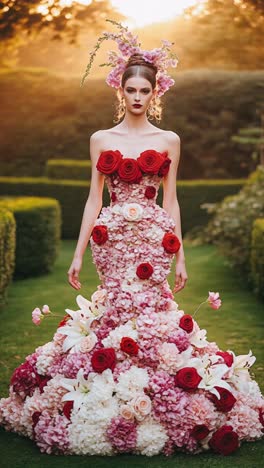 modelo de vestido floral