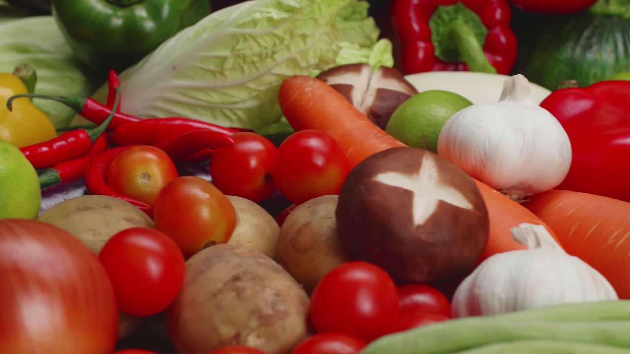 Fresh Organic Group Of Vegetables