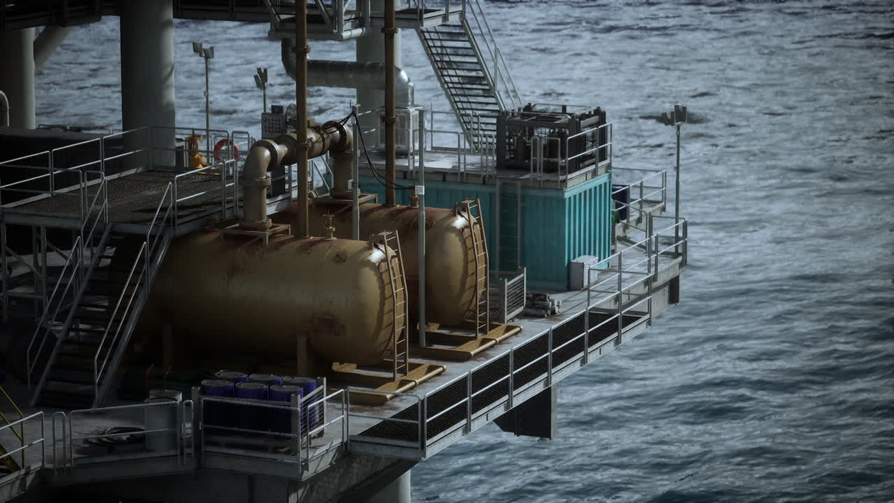 Olieplatform i Havet