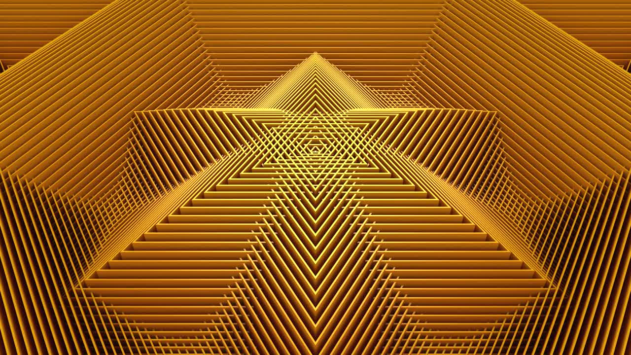 los triángulos forman una onda