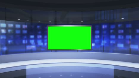 3d 가상 뉴스 스튜디오 배경, 루프