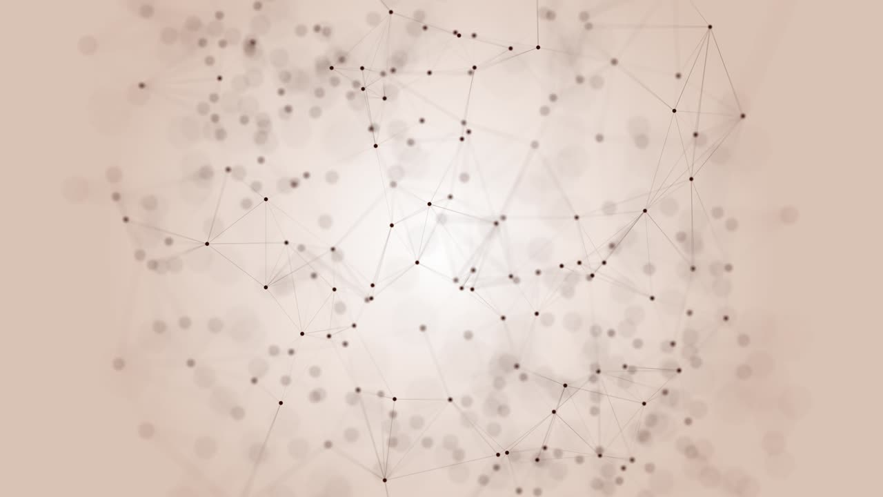 4K Geometric plexus structure cybernetic Loop Animation.