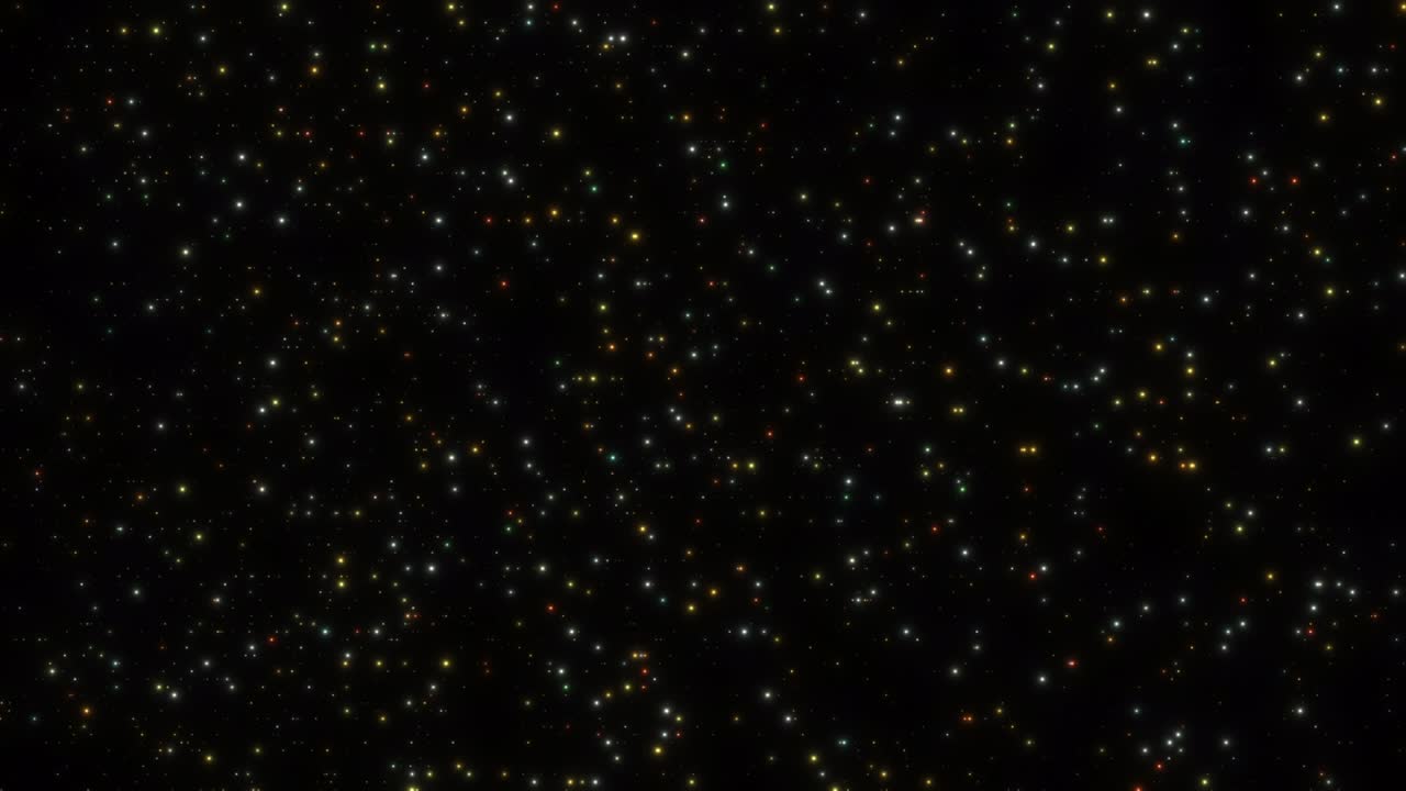 bucle de fondo vertical de campo de luz de partículas lineal