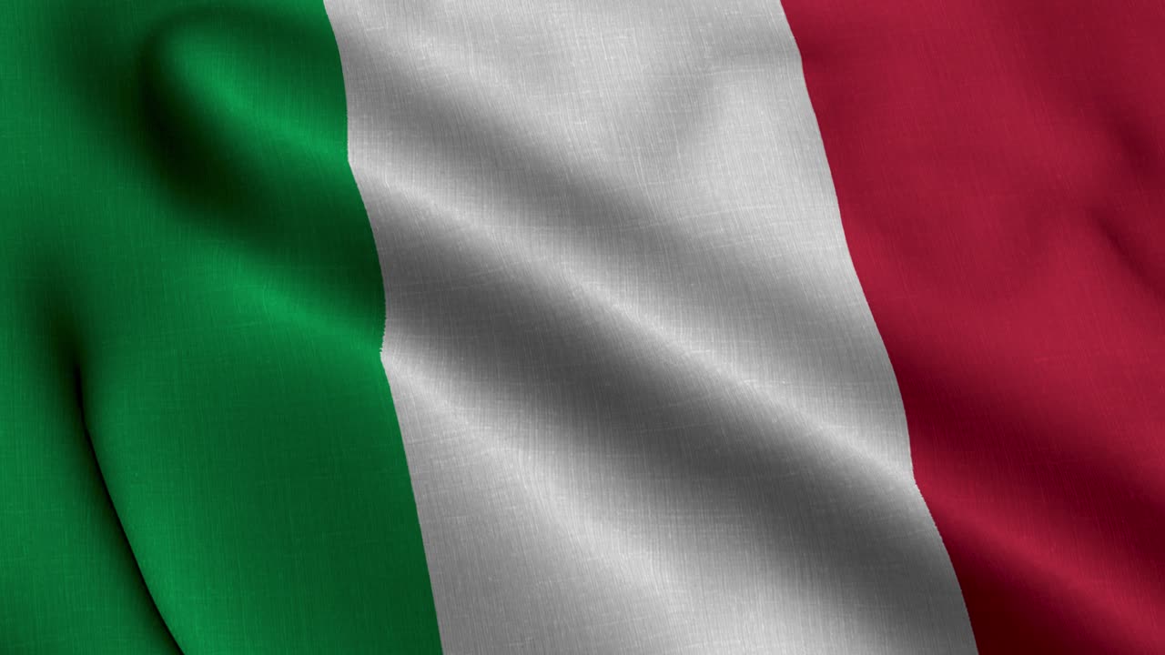 Bandiera dell'Italia in Raso