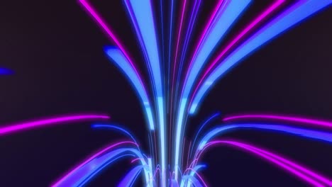 4k futuristic technology abstract background with pink, blue, vivid lines for network, big data, data center, server, vj, internet, speed. spectrum vibrant colors, laser show 3d