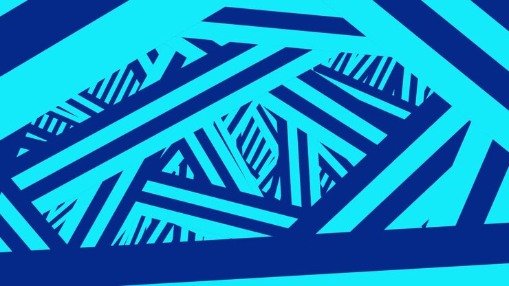 Animated Pattern With Symmetric Background