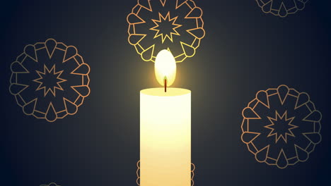 Vela en la oscuridad