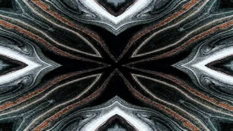 único colorido caleidoscopio patrón de mármol fractal fondo de movimiento.