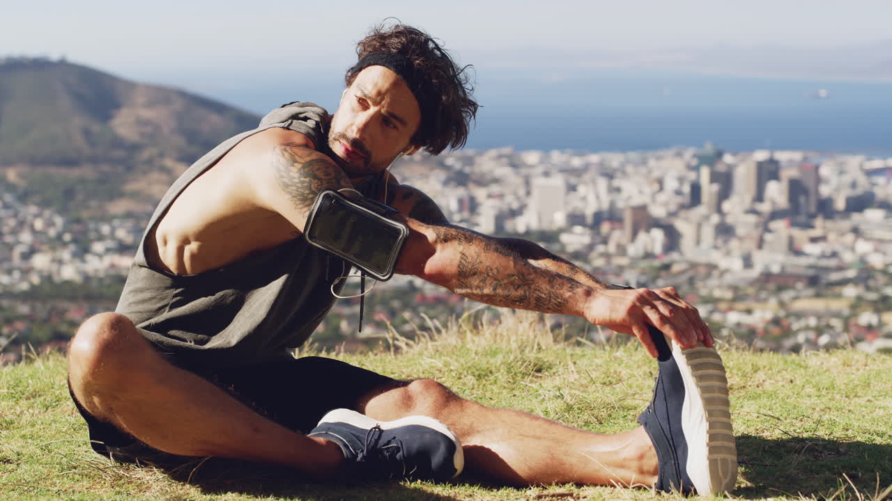 empezando su día con una sesión de fitness