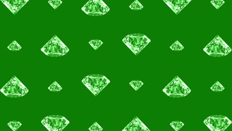 green diamond patterns