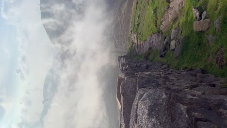 foggy sunny day in the mourne mountains