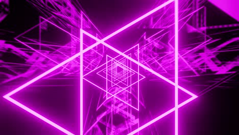 fondo de fiesta de neón púrpura vj bucle