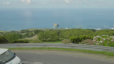 Azores:-Vista-Del-Isleu-Dos-Mosteiros-Desde-El-Mirador-En-La-Isla-De-São-Miguel