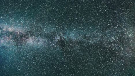 Travel-through-the-starry-space-inside-the-blue-Andromeda-galaxy