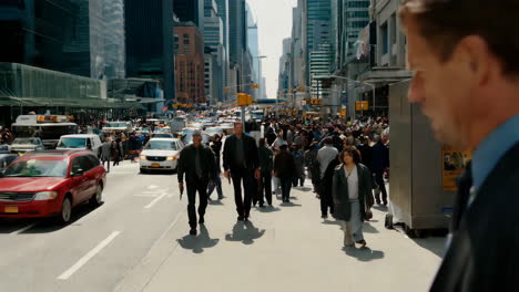 new york city street scene