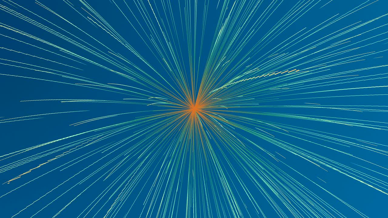 Beaming light stripes video animation