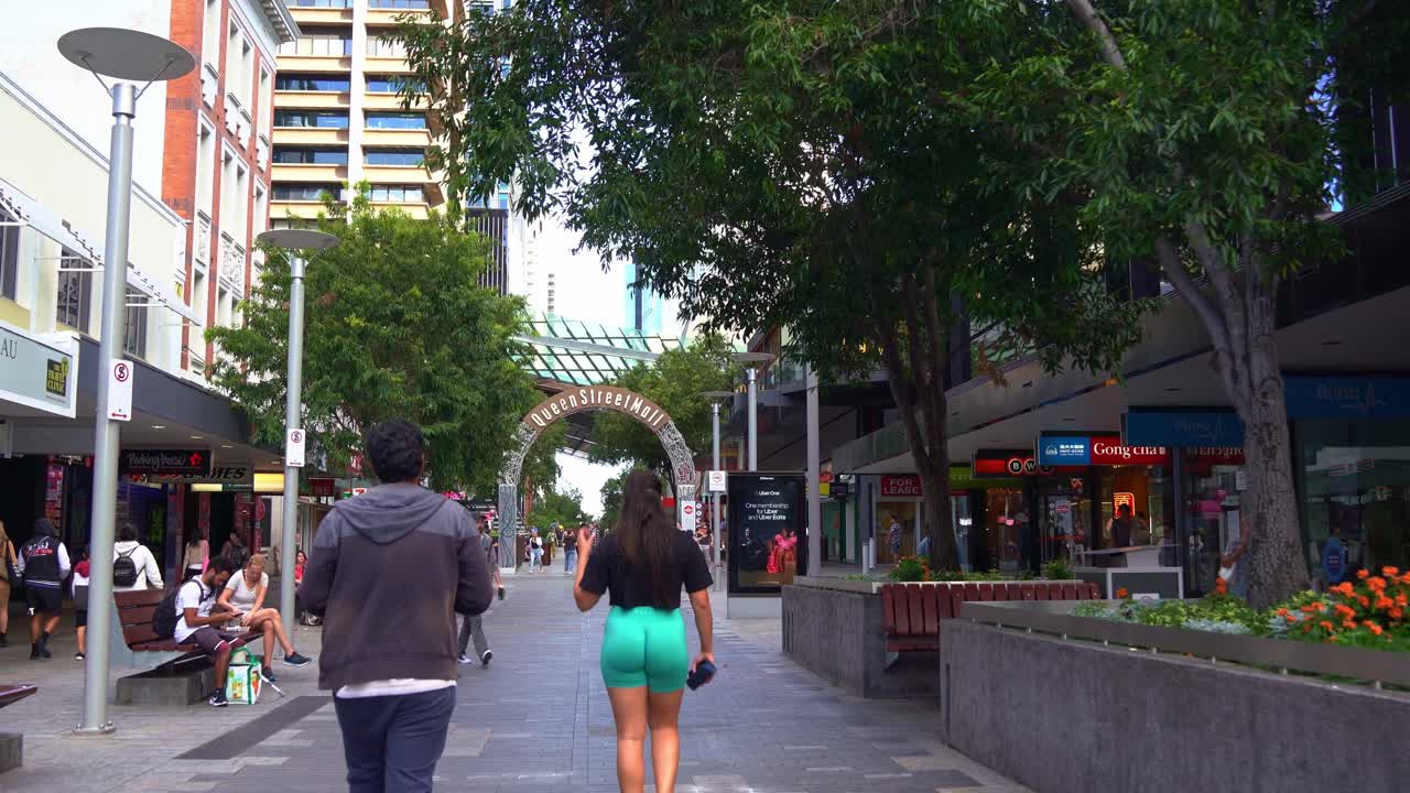 Queen Street Mall in Brisbane, Australia
