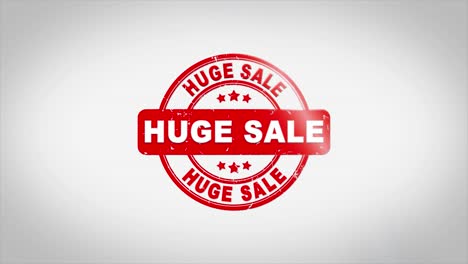 huge sale stamp graphic