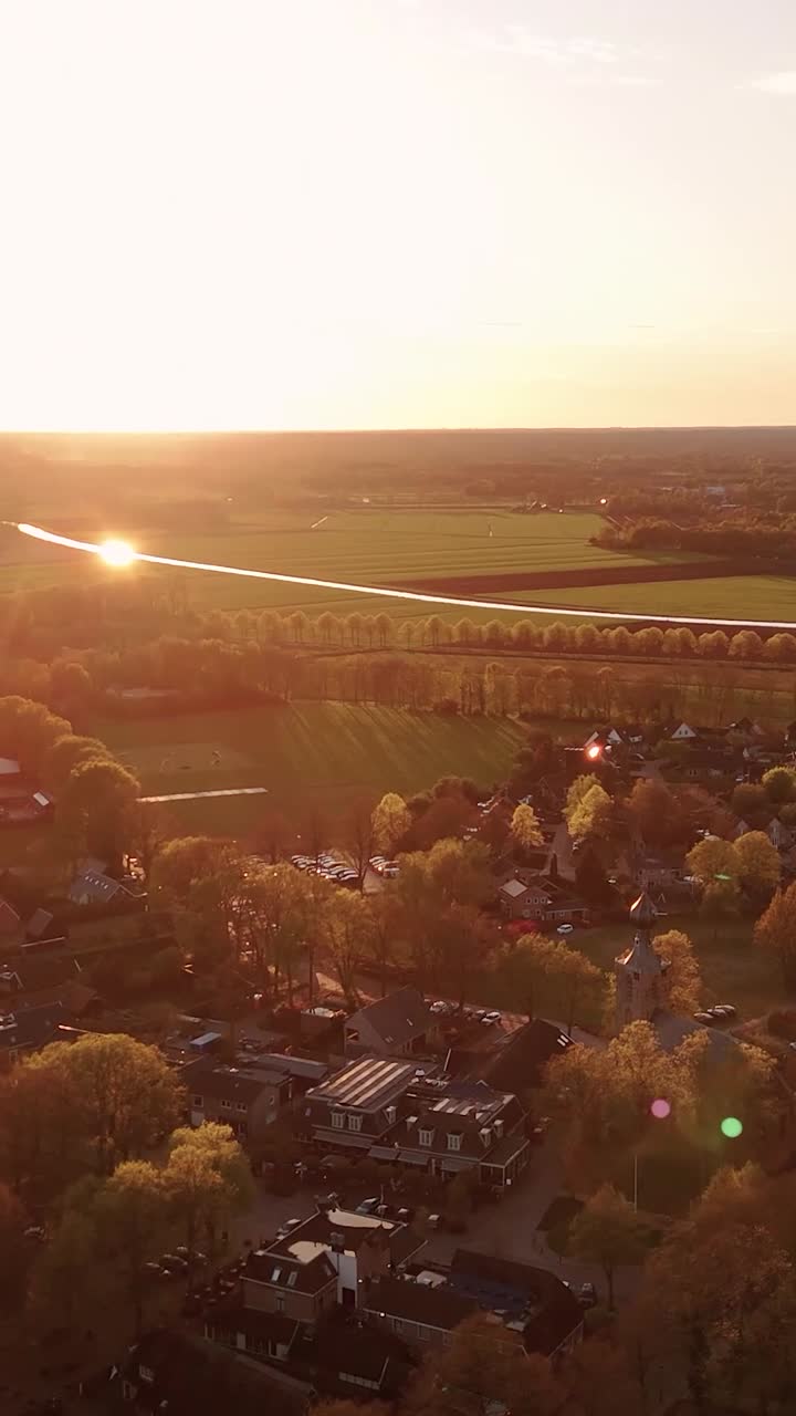 Dutch Village at Sunset