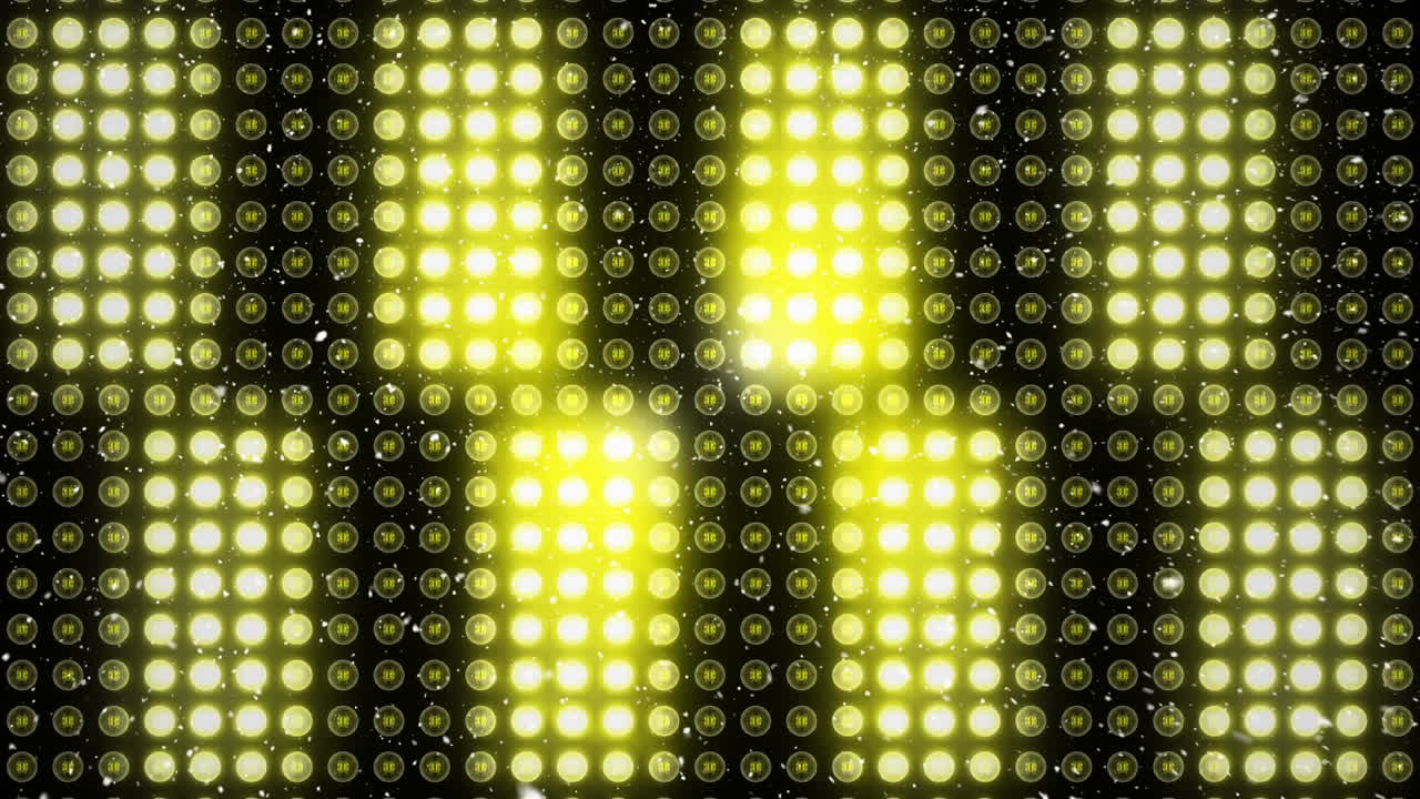 Moving yellow lights