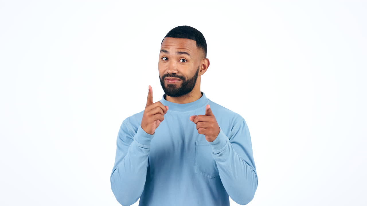 얼굴, 당신과 지원과 함께 남자를 가리키고