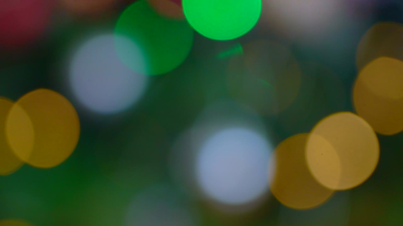 Fondo defocused luces de Navidad