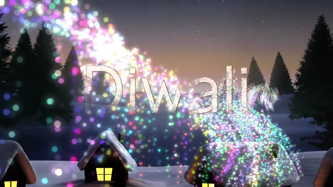 디발리에서 시골에서 떨어지는 별