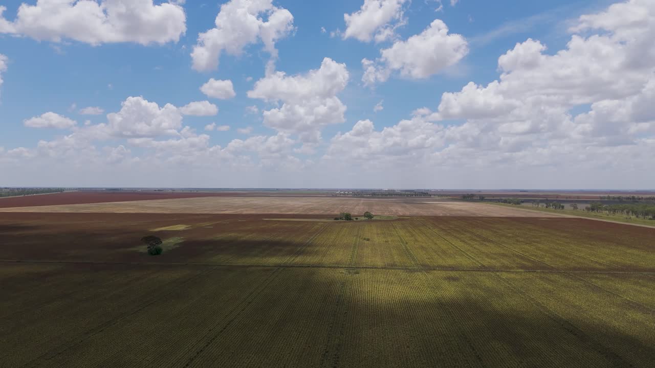 Luftfoto af landbrugsmarker