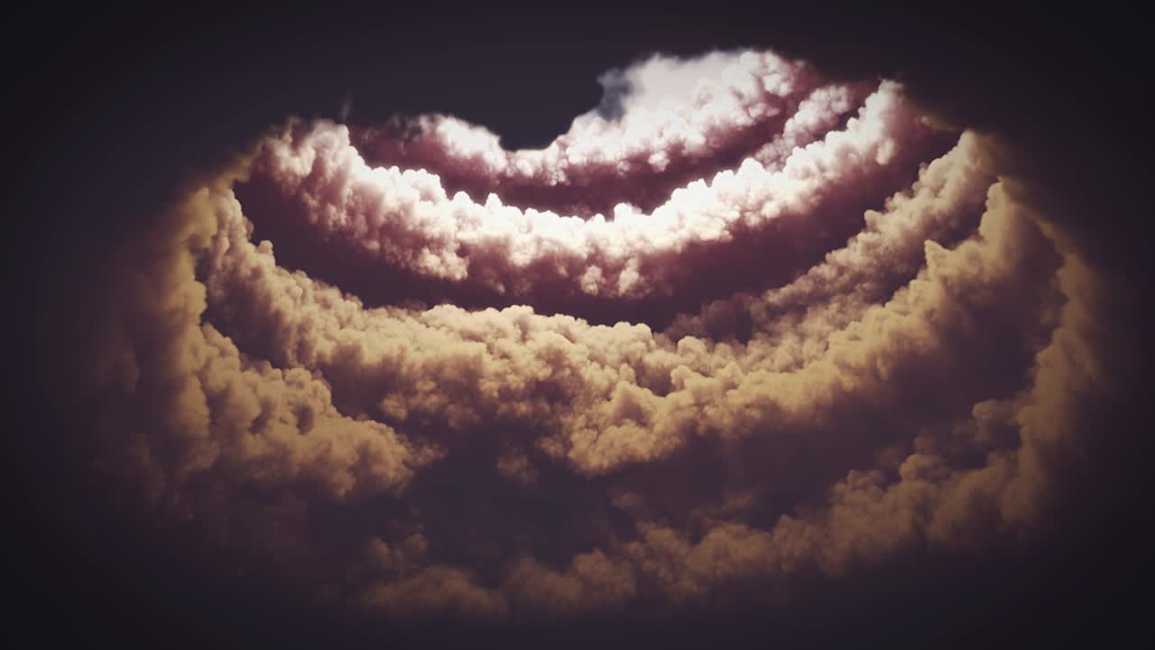 Tunnel in the clouds