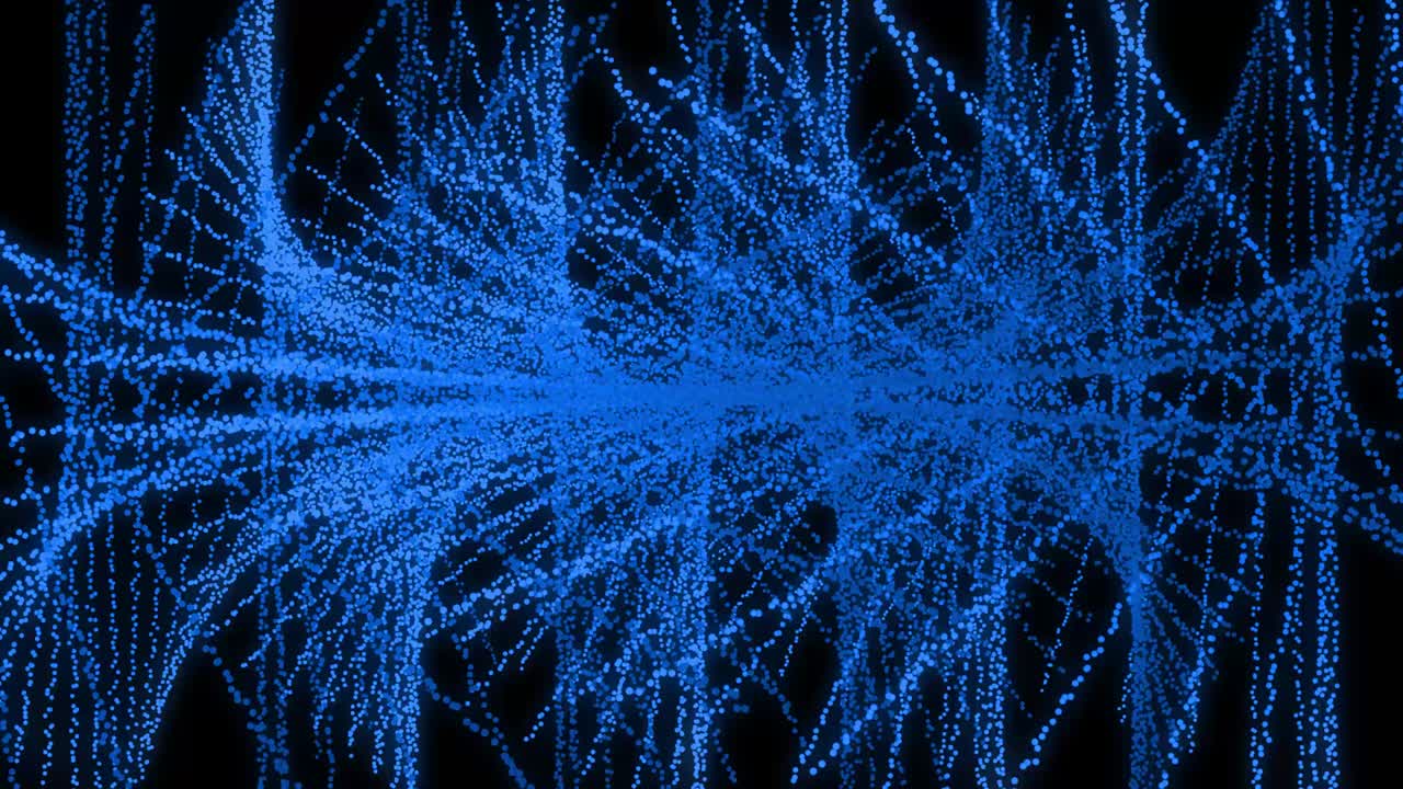 파란 점 모양 패턴 애니메이션 모션 그래픽