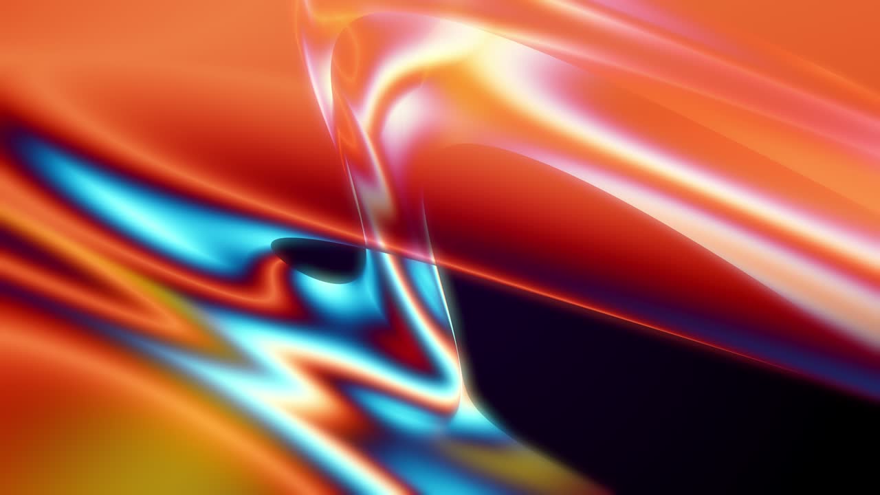 textura ondulante 3d animada. 4k bucle sin costuras caos interferencia flujo de energía. renderización 3d de bucles sin costuras para ciencia ficción, tecnología, ciencia, bucle vj fondo abstracto