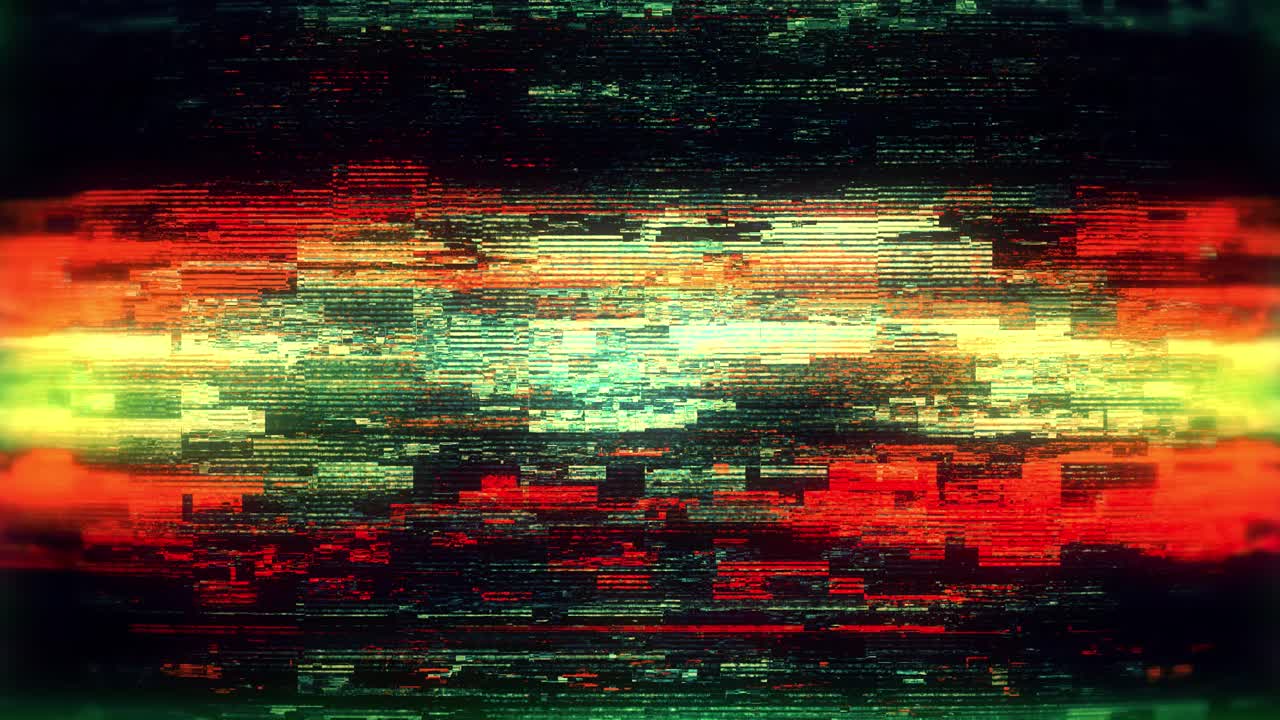 Abstract Digital Glitch Noise Data Error Background