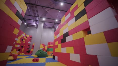 room filled with colorful plastic blocks