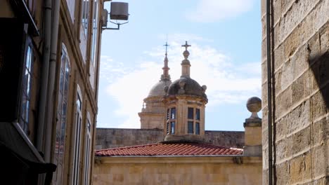 Türme-Der-Kathedrale-San-Martin,-Ourense