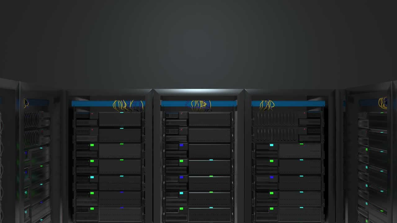 Rows of Servers in a Modern Data Center