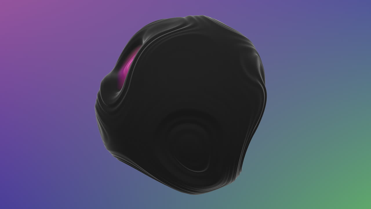 patrón giratorio colorido en objeto negro