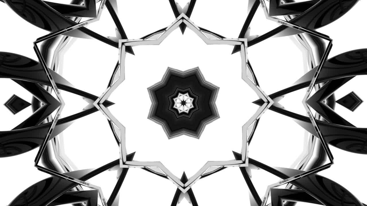 Abstract Geometric Mandala Design