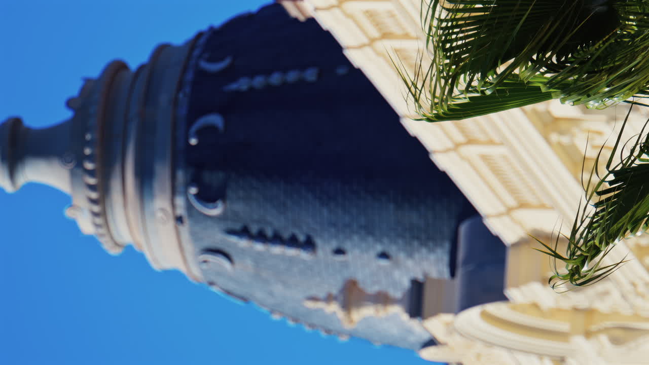 View of the Carlton Hotel on the coast in daylight. Vertical, cannes, france