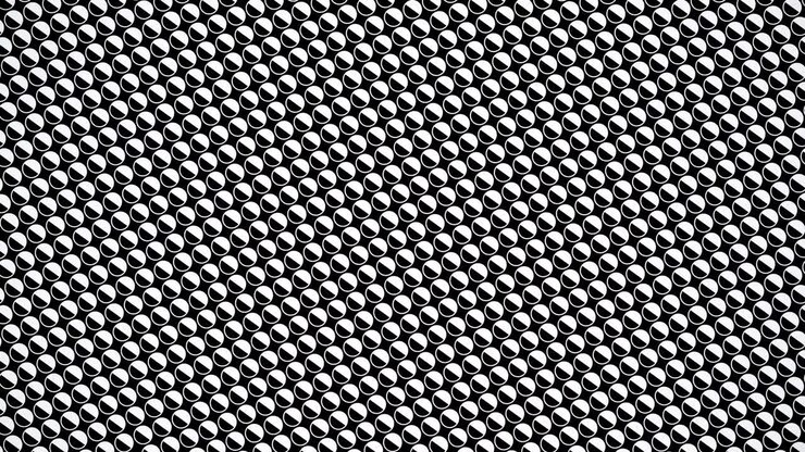 Abstract Black and White Geometric Pattern
