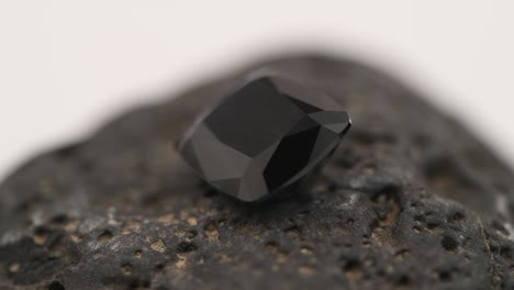 black diamond on natural stone