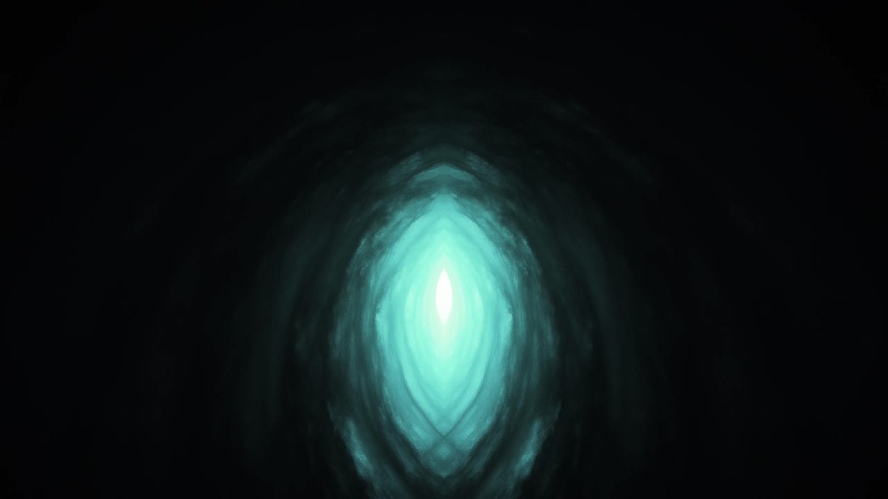 túnel de agujero de gusano abstracto dinámico contra un telón de fondo oscuro