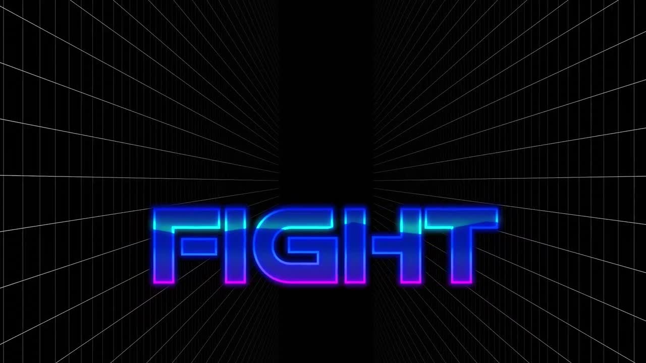 블랙 스페이스에서의 싸움의 애니메이션