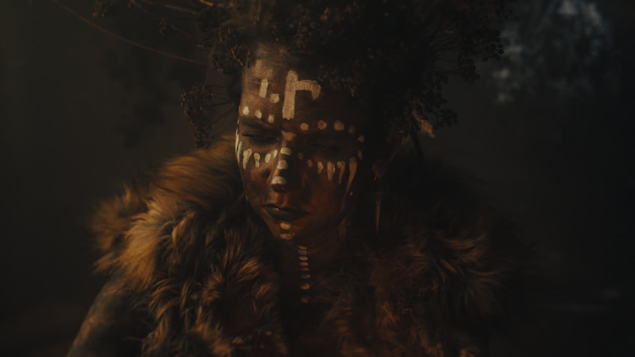 A witch in an old magical hut cast a curse