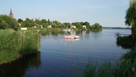 paisaje urbano de werder i en brandeburgo, alemania