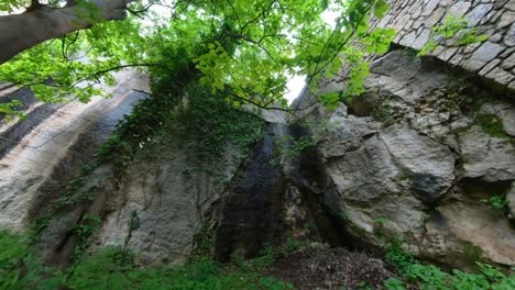 historic defensive walls of san marino