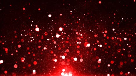 fondo festivo de brillo bokeh rojo. video con capacidad de bucle 4k