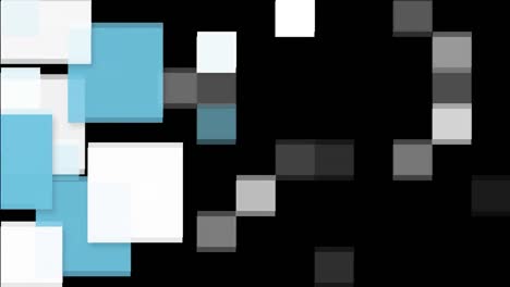 animación de gráficos geométricos coloridos sobre un fondo negro