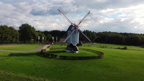 the old windmill in lommel belgium