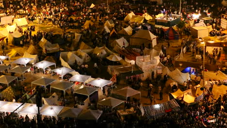 Vista-Aérea-De-Los-Manifestantes-En-El-Cairo,-Egipto-7